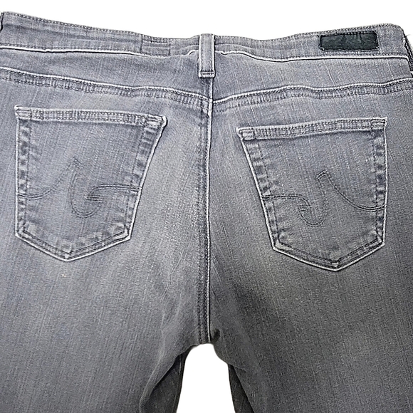 AG Adriano Goldshmied The Stevie Slim Straight Jeans Gray sz 29R - Picture 5 of 10